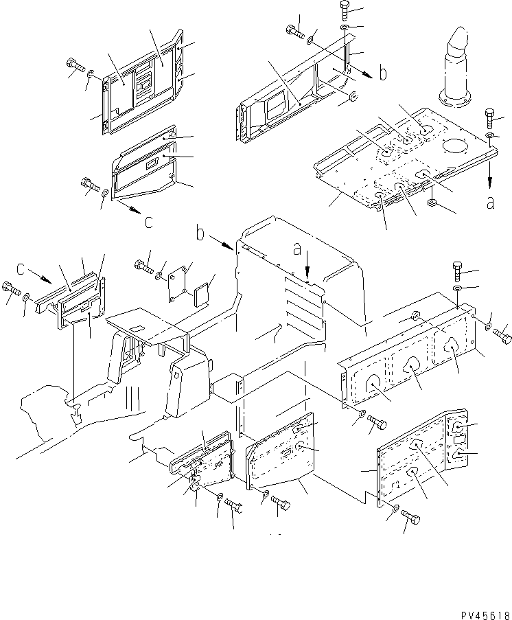 SHEET,REAR, HALF 426-Z84-1920 KOMATSU
