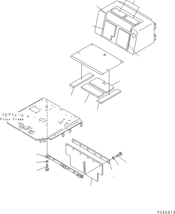 SHEET,R.H. 426-Z84-1610 KOMATSU