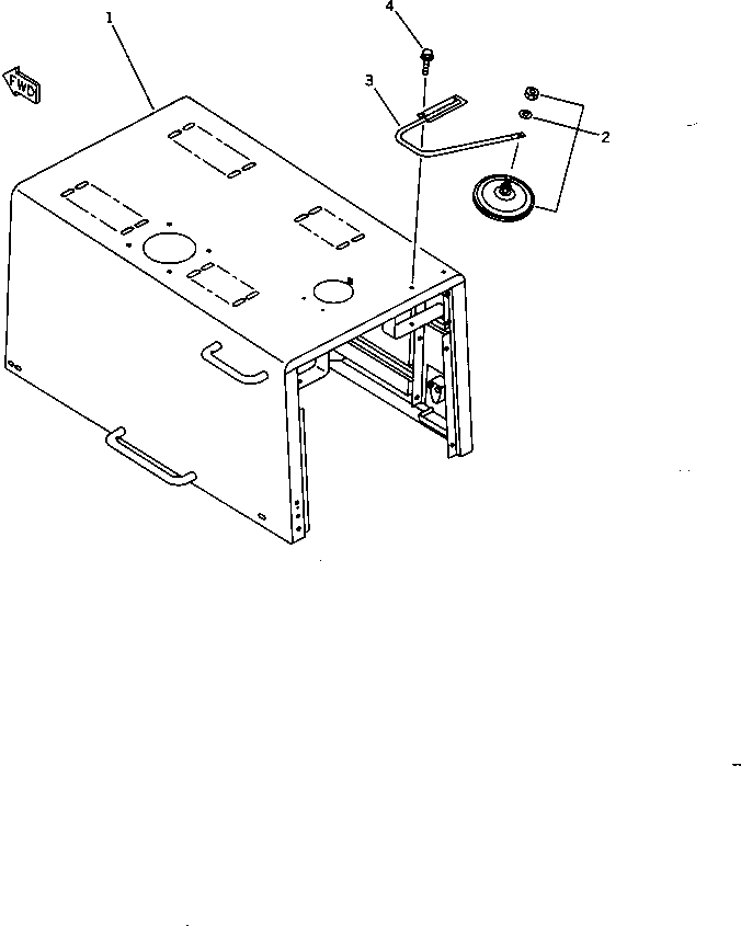 HOOD,(MODIFIED PART) 419-976-1112 KOMATSU