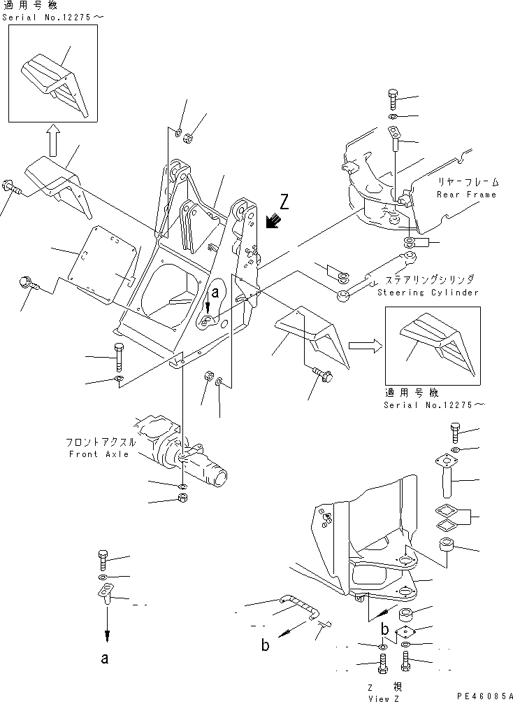 FRAME¤ FRONT 363-46-31111 KOMATSU