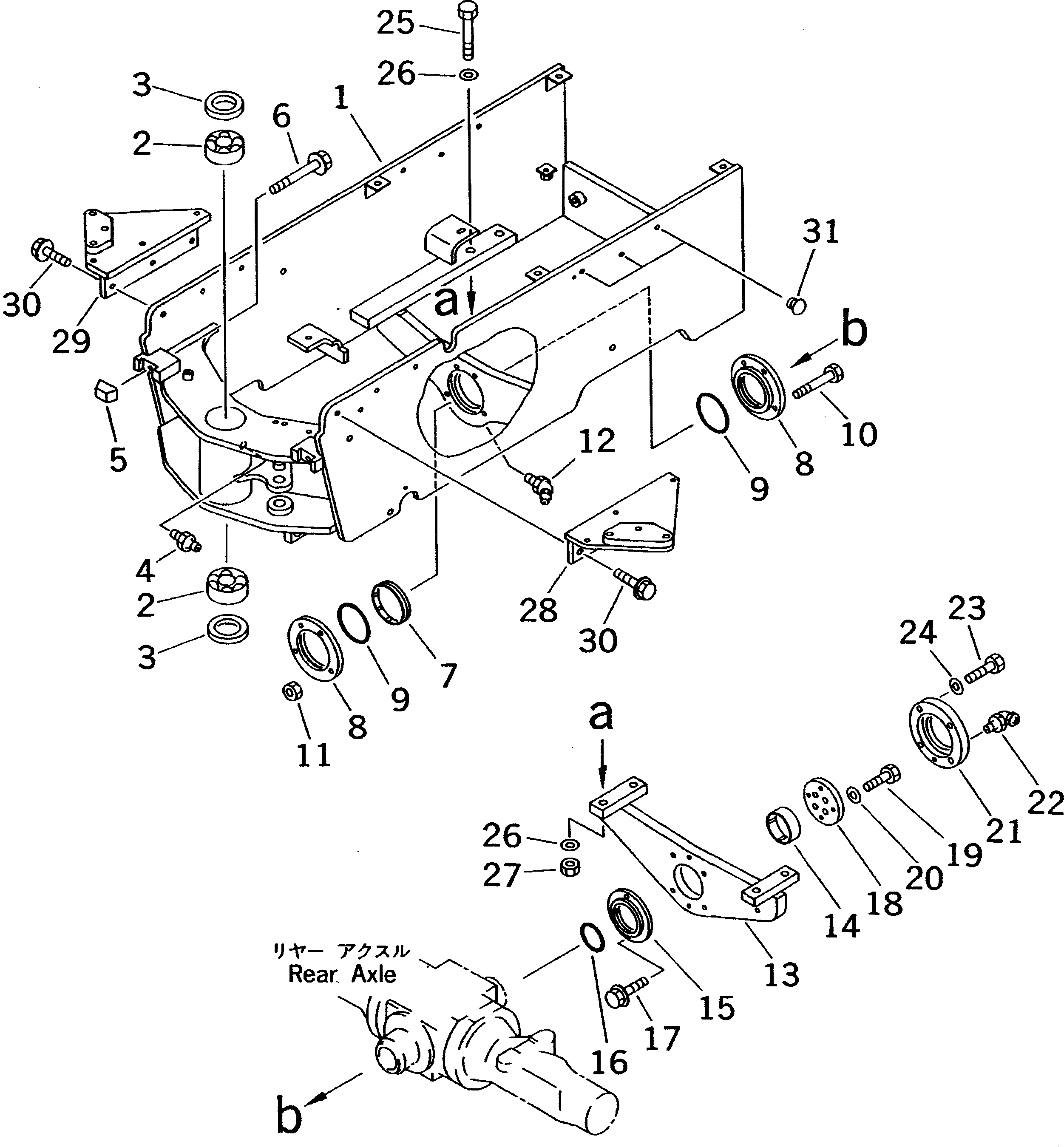 FRAME¤ REAR \0\362-46-42110 KOMATSU