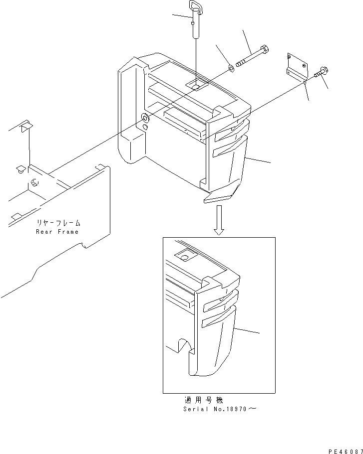 WEIGHT,COUNTER 362-46-45110 KOMATSU