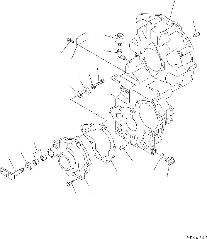Корпус 714-09-18320 KOMATSU