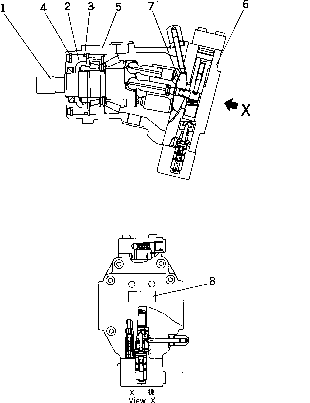 CASE ASS'Y,SEAL UC4100355257 KOMATSU