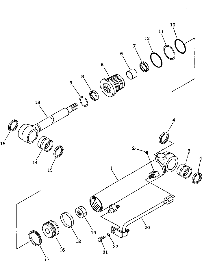 SERVICE KIT,STEERING CYLINDER 707-98-03410 KOMATSU