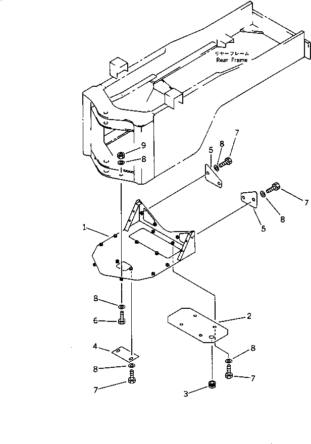 GUARD,UNDER 424-971-1140 KOMATSU