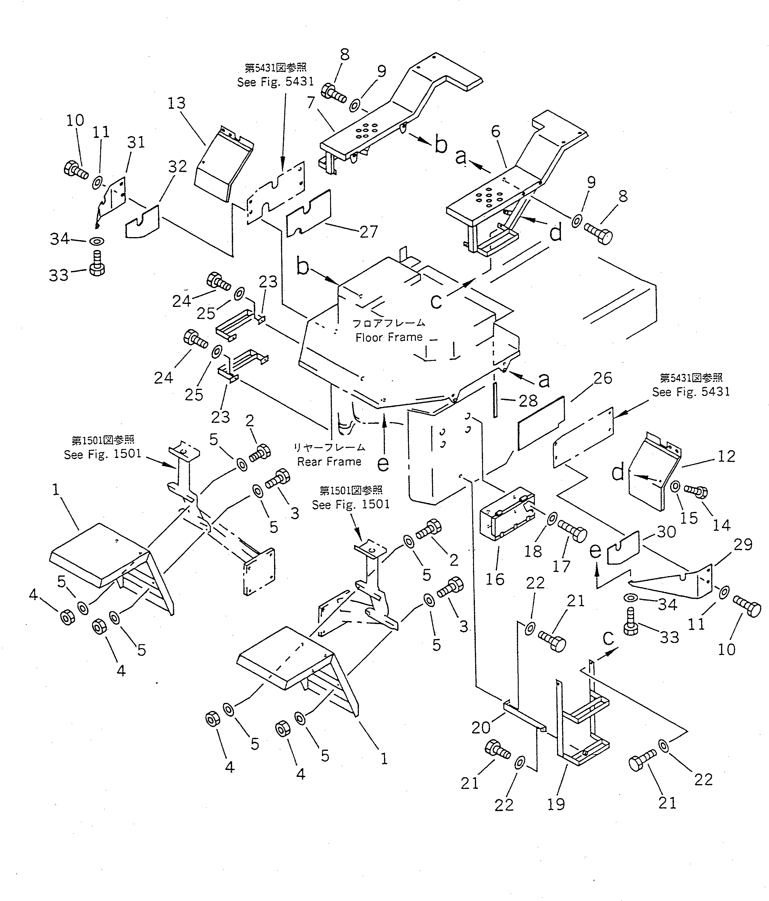 SHEET,R.H. 416-Z97-1190 KOMATSU