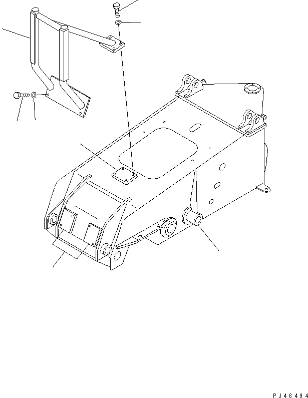 Ограждение 41H-U62-1113 KOMATSU