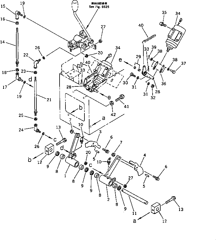 LEVER,BOOM 424-V92-1170 KOMATSU
