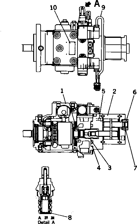 PUMP ASS'Y,PISTON UCB1043R9914-0 KOMATSU