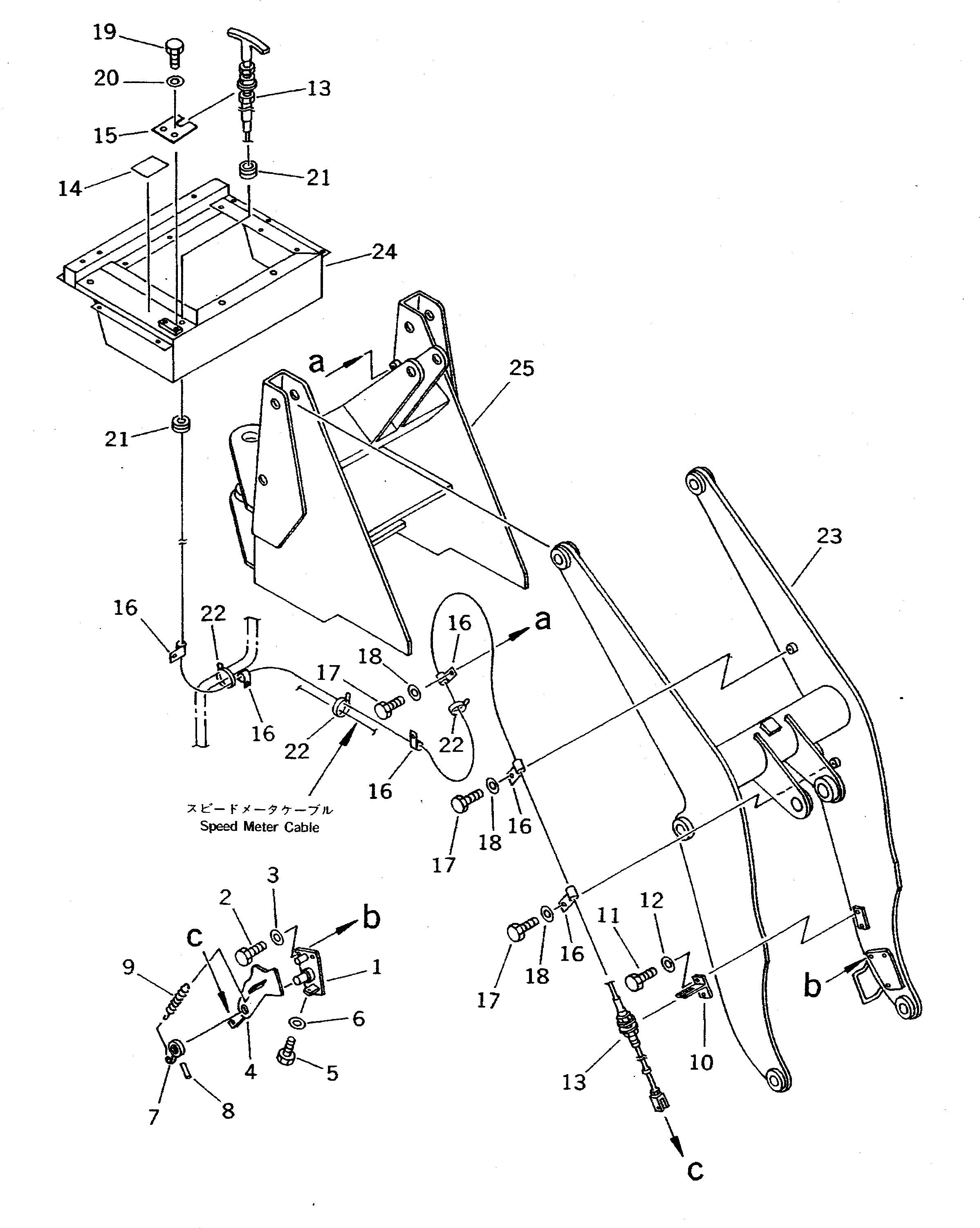 FRAME,SEAT (MODIFIED PART) 415-879-1530 KOMATSU