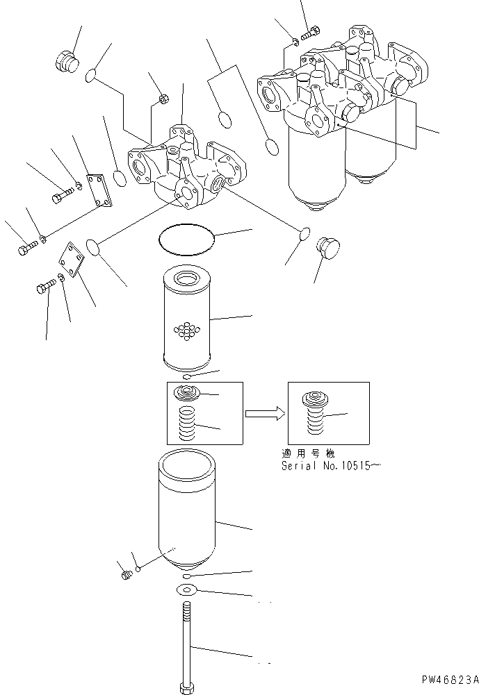 OIL FILTER ASS'Y 426-16-11522 KOMATSU