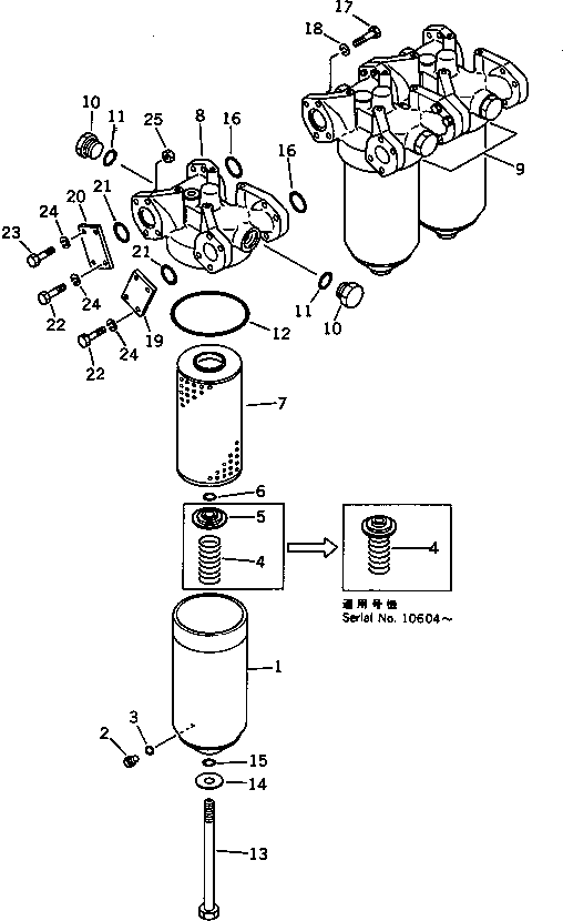 OIL FILTER ASS'Y \0\426-16-11522 KOMATSU