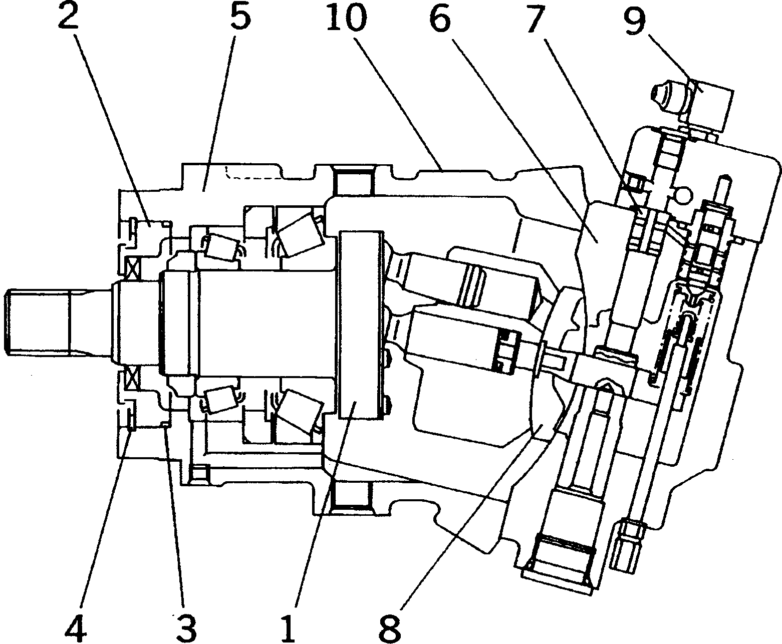 MOTOR ASS'Y,(A6V59DA-998-1) 363-17-32101 KOMATSU