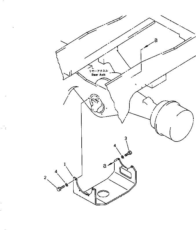 GUARD,REAR 421-U44-1241 KOMATSU