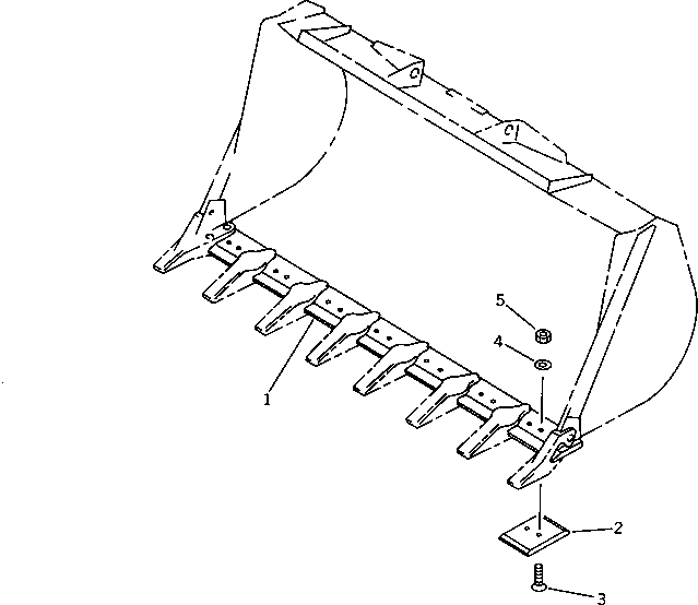 EDGE (WELDED) 424-T65-1120 KOMATSU