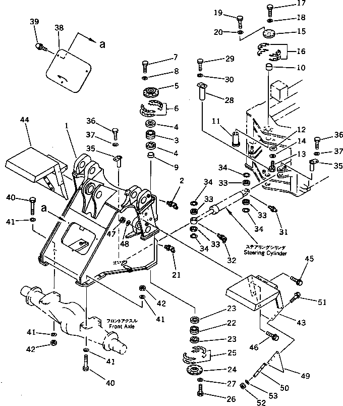 FRAME,FRONT 423-46-11610 KOMATSU