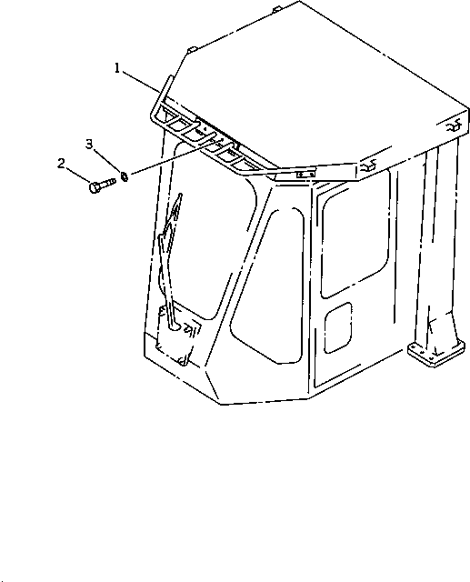 ROOF GUARD ASS'Y 423-927-1020 KOMATSU