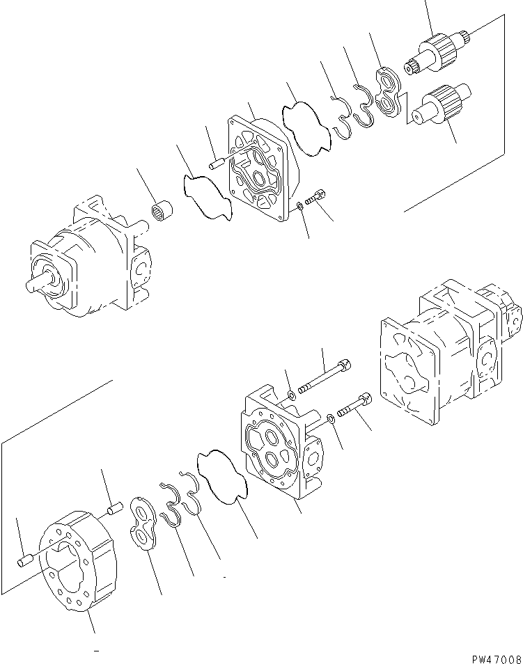 Ведущая шестерня (\7\705-18-42460) KOMATSU