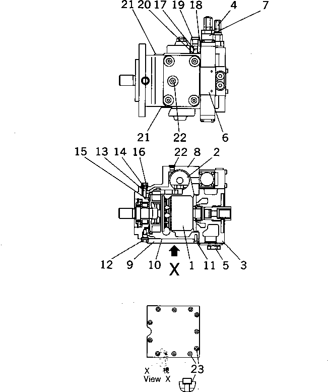 ROTARY ASS'Y (\7\UC4704375889) KOMATSU