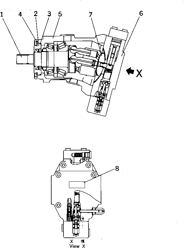 CASE ASS'Y,SEAL UC4100364866 KOMATSU