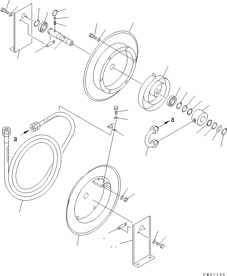 HOSE REEL ASS'Y 23S-60-45100 KOMATSU