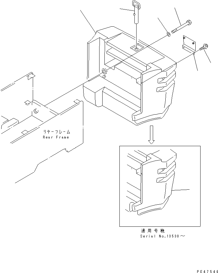 WEIGHT,COUNTER 363-46-35110 KOMATSU