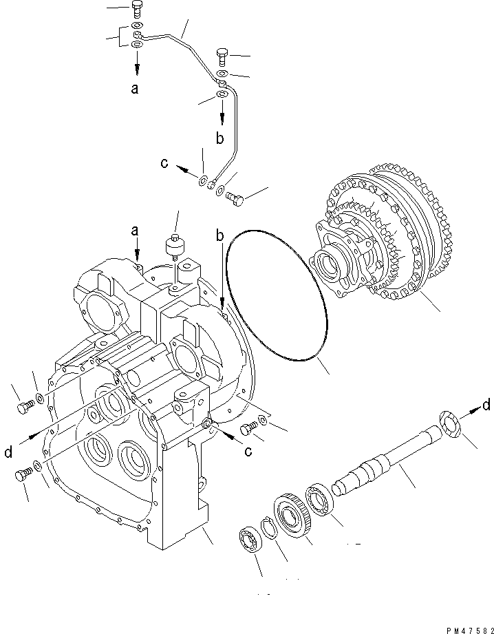 Гидротрансформатор в сборе (711-58-00300) KOMATSU