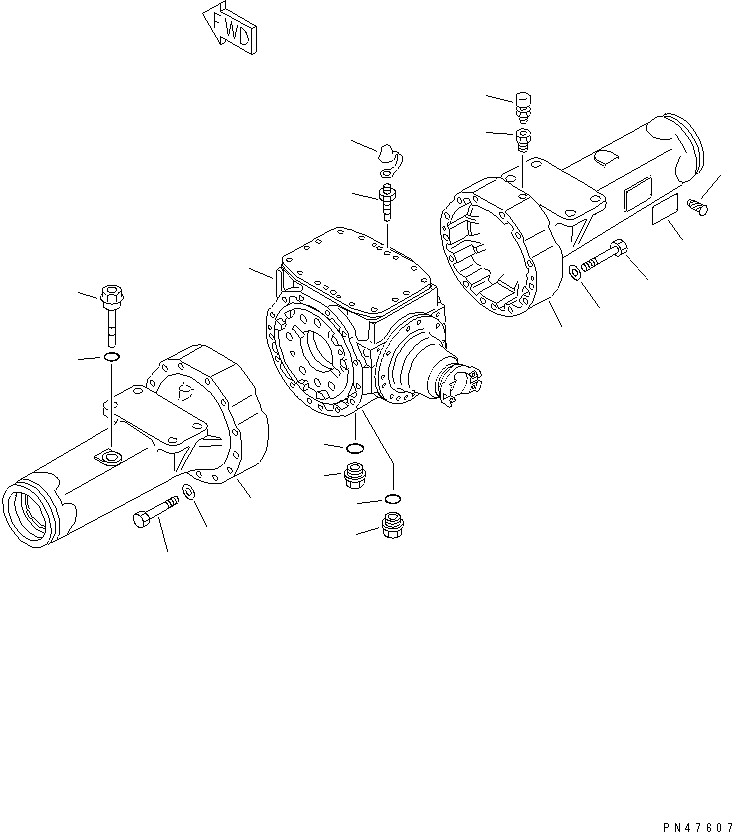 DIFFERENTIAL ASS'Y (417-22-21000) KOMATSU