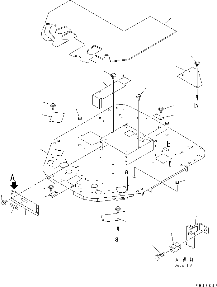 MAT,FLOOR (OP) 417-S59-2110 KOMATSU