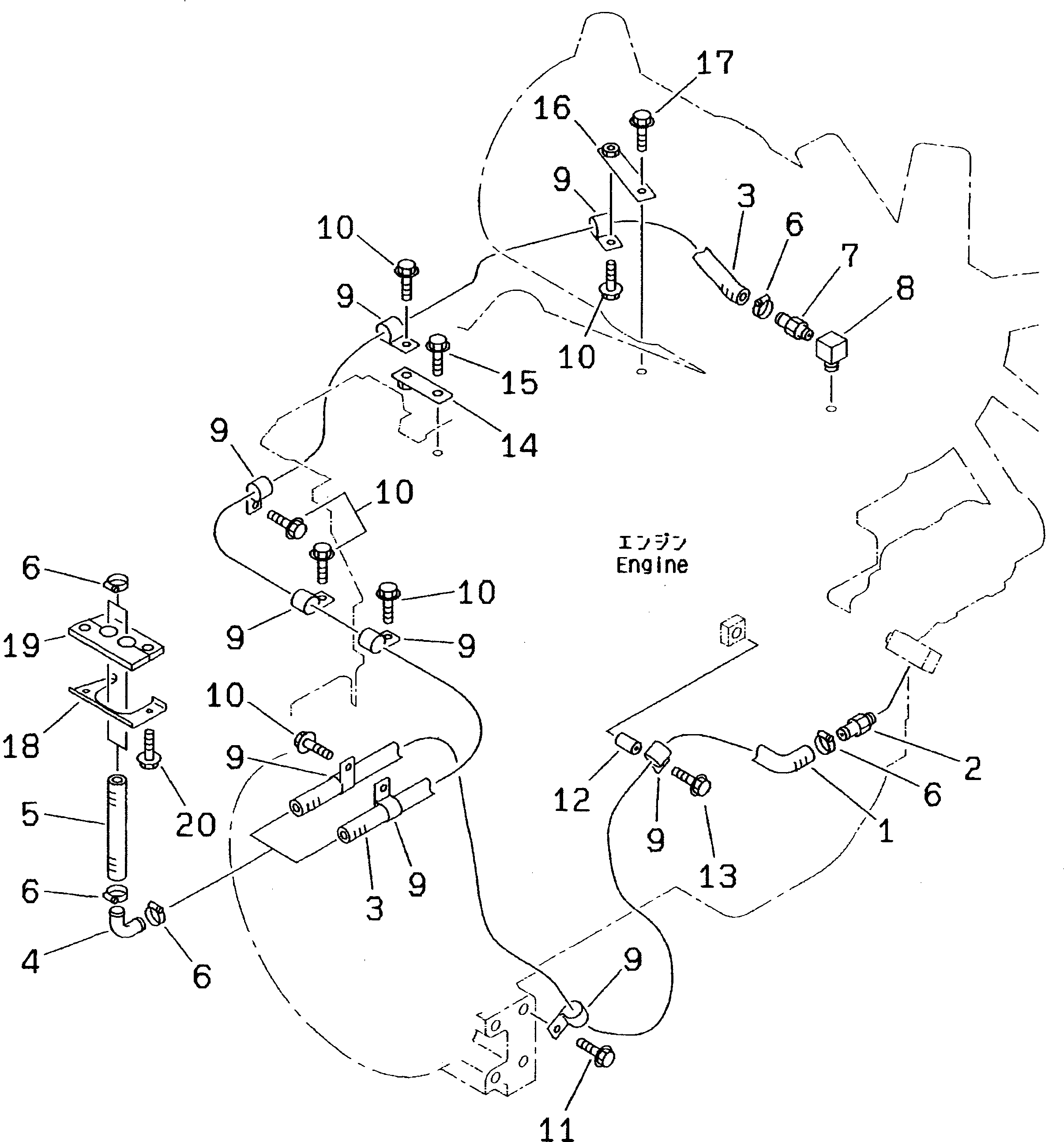 Пластина 417-07-22280 KOMATSU