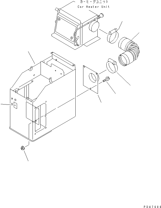 BOX,CONSOLE (416-942-2320) KOMATSU