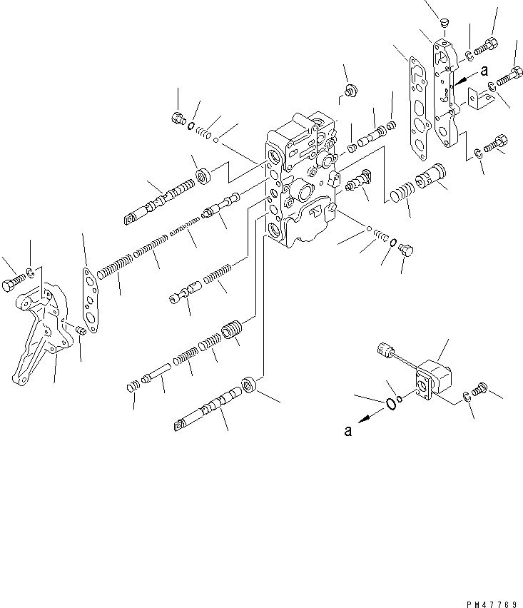 VALVE,MAIN REGULATOR 417-15-15650 KOMATSU