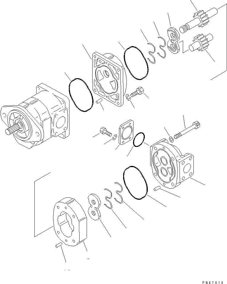 Корпус редуктора (\7\705-18-23010) KOMATSU