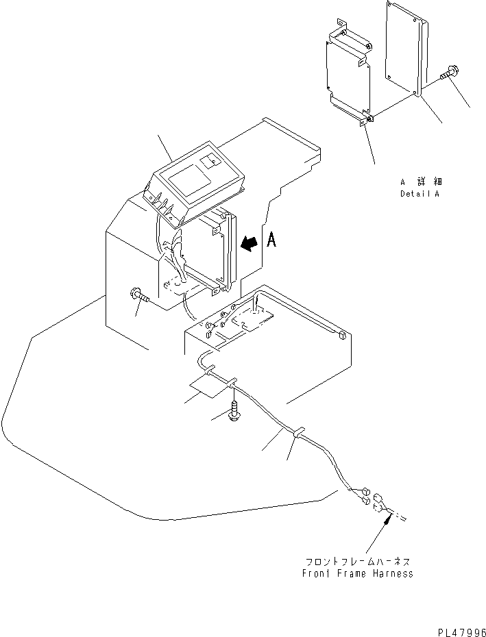 MONITOR ASS'Y,MAINTENANCE (7823-54-2000) KOMATSU