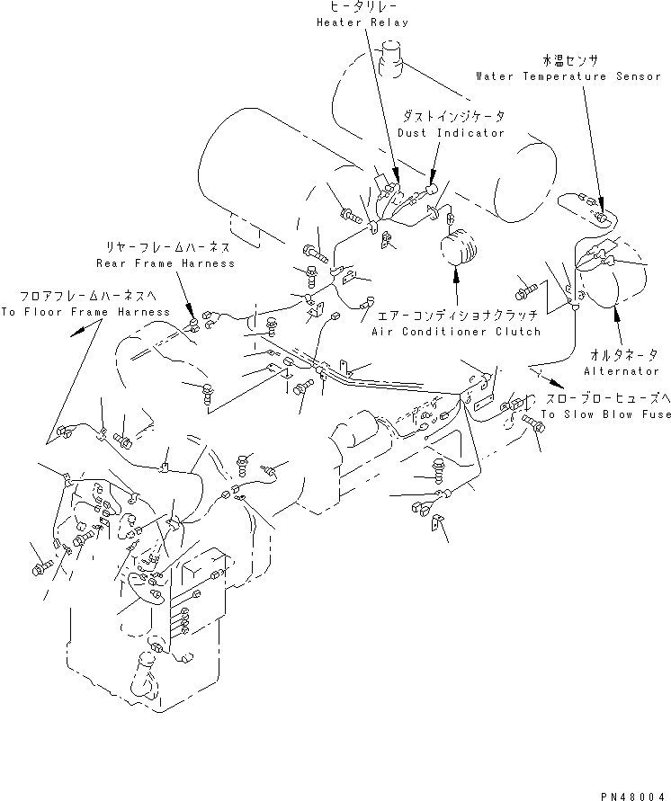 WIRING HARNESS,ENGINE 421-06-22180 KOMATSU