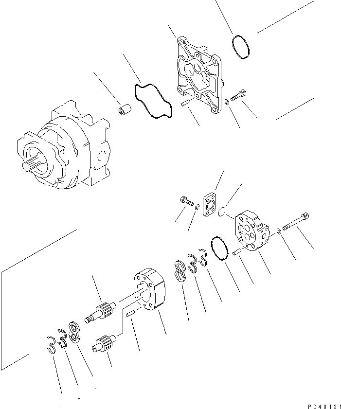 корпус редуктора (\7\705-17-21010) KOMATSU