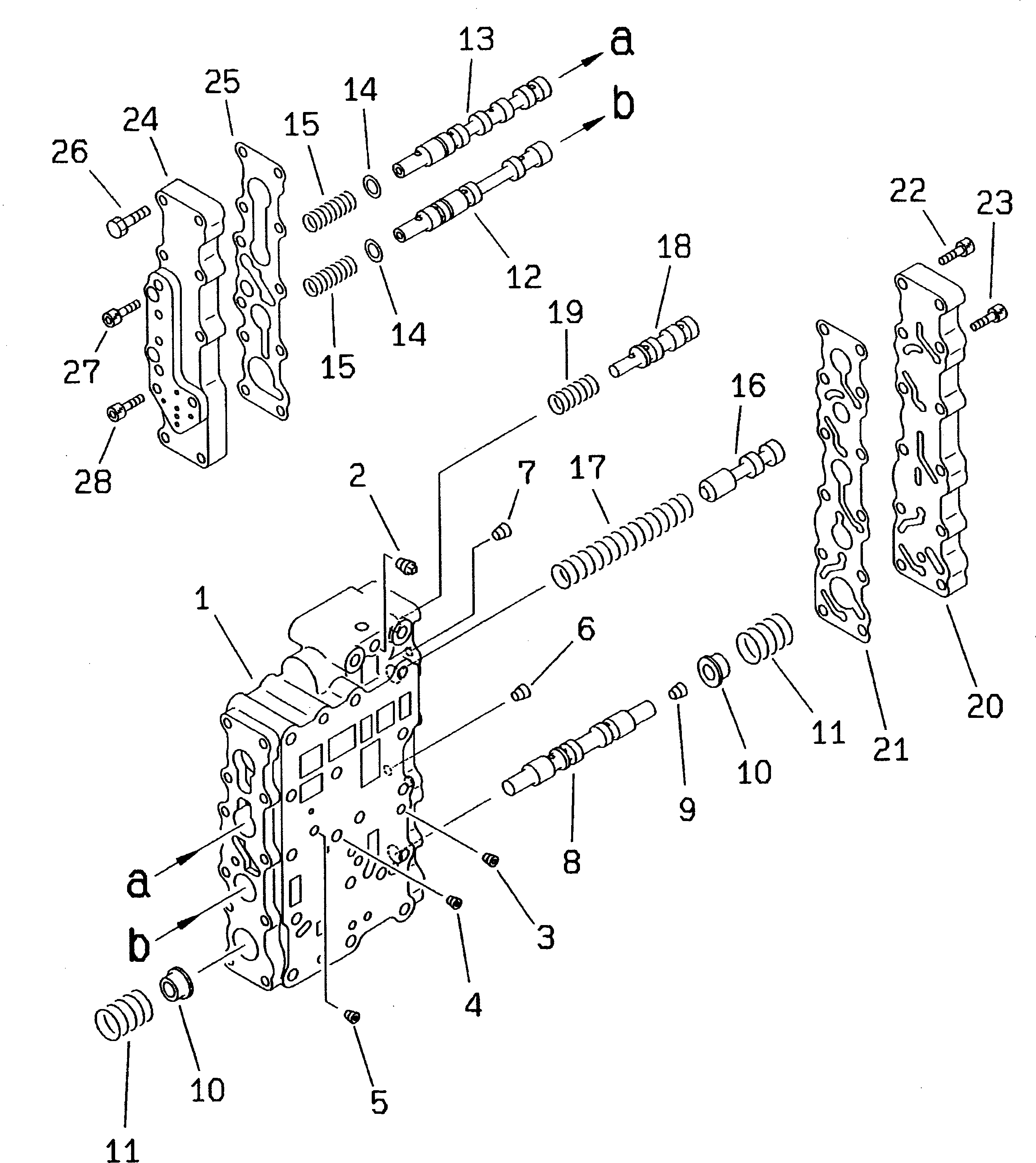 VALVE ASS'Y,TRANSMISSION \0\714-12-17000 KOMATSU