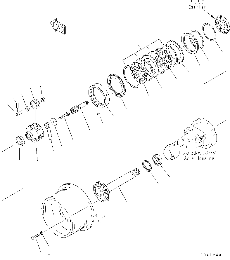 Пластина 419-33-21260 KOMATSU