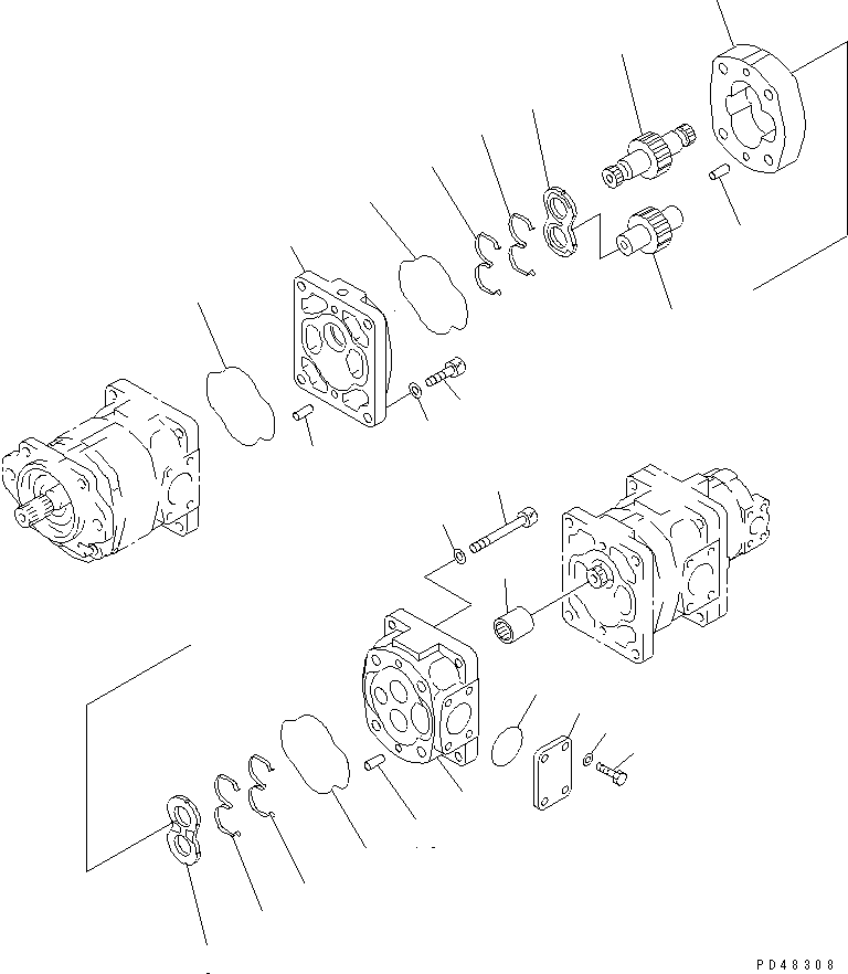 Ведущая шестерня (\7\705-18-30460) KOMATSU
