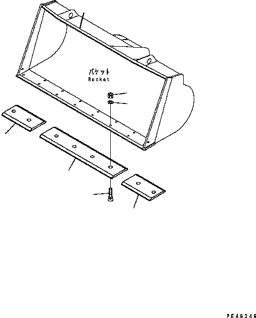 Edge, Side 417-70-B3160 KOMATSU