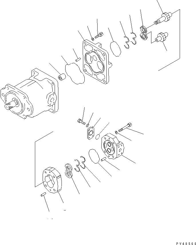 PUMP ASS'Y,(SAR80+28) (705-52-30670) KOMATSU