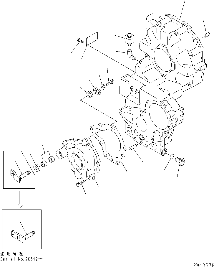 Корпус 714-20-11210 KOMATSU