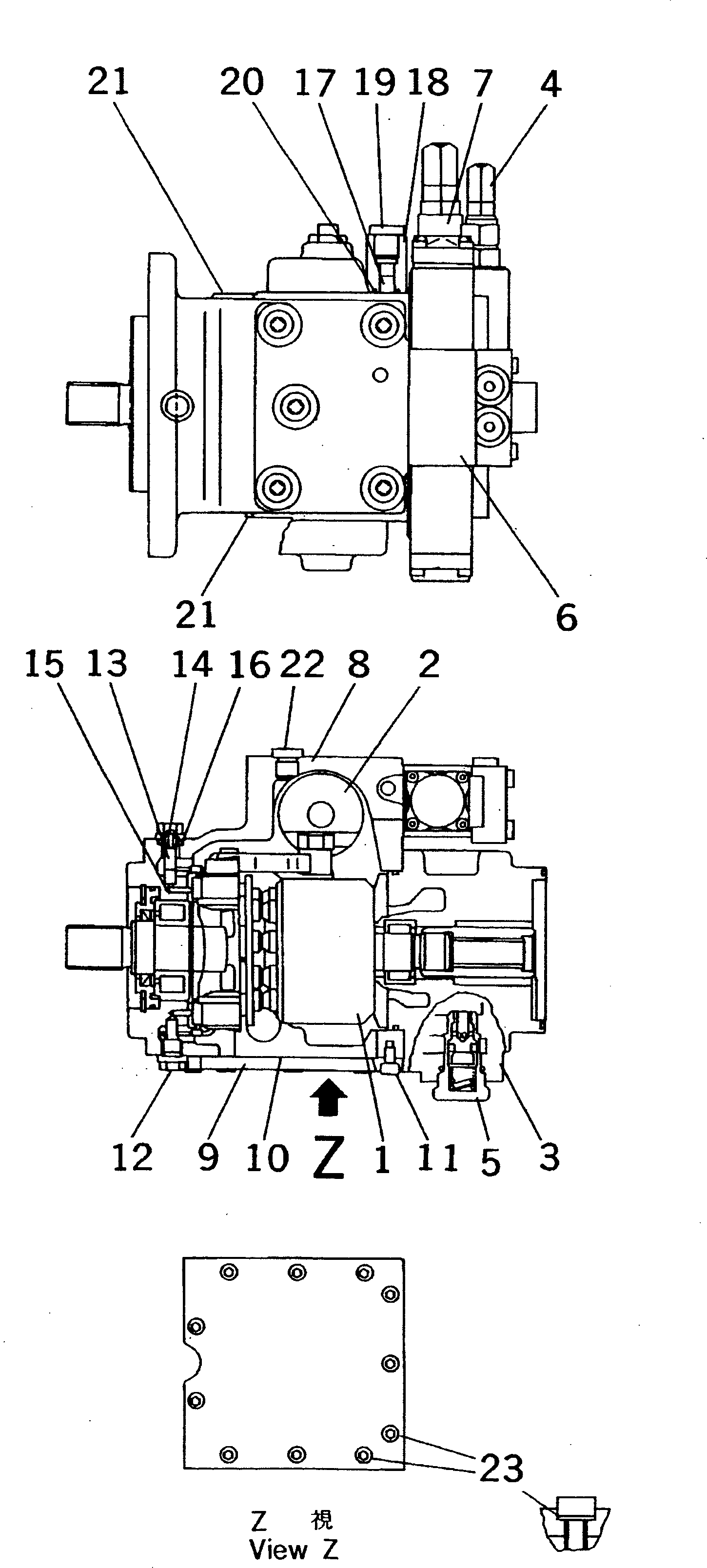 DA CURTRIDGE ASS'Y UC4100441091 KOMATSU