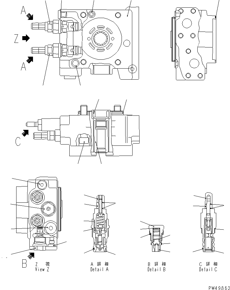 RELIEF VALVE ASS'Y,HIGH PRESSURE UC4100441055 KOMATSU