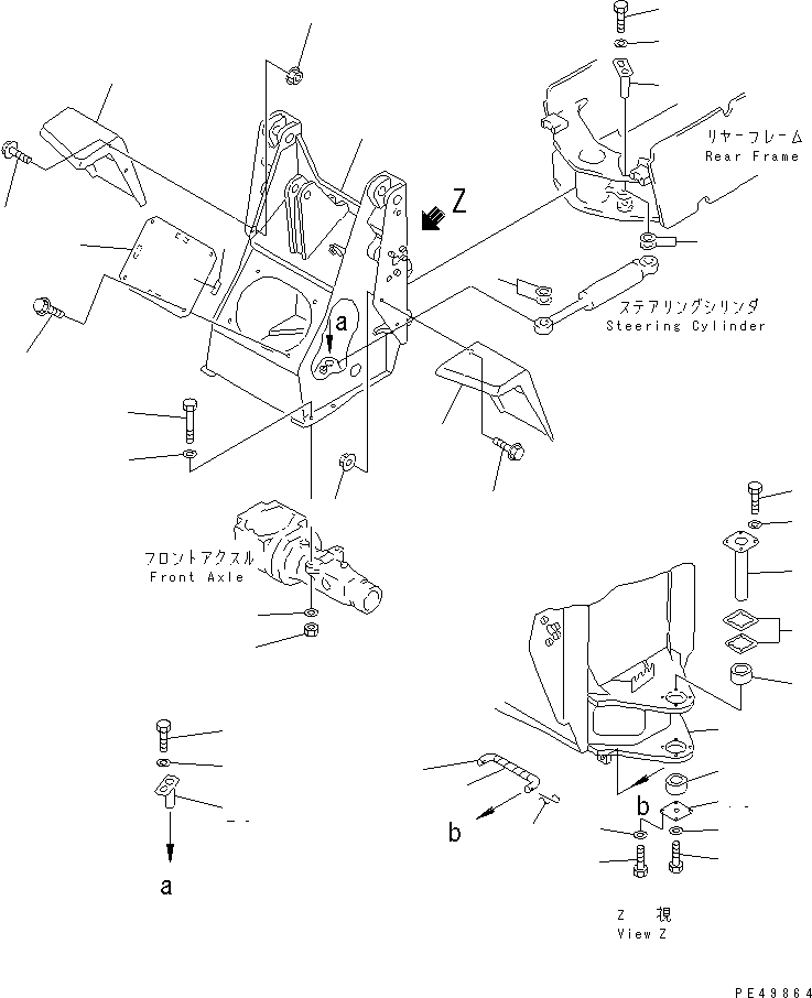 FRAME,FRONT 361-46-21112 KOMATSU