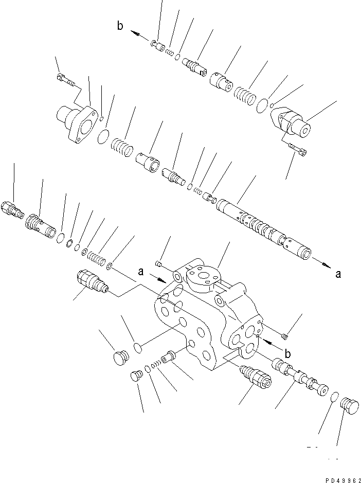VALVE ASS'Y,STEERING DEMAND 423-64-15901 KOMATSU