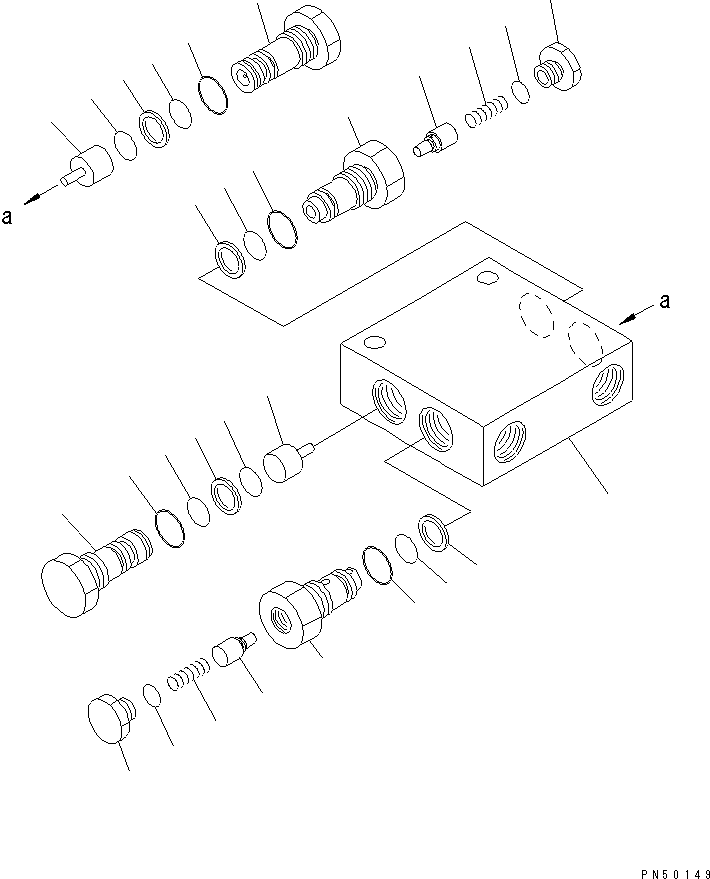 Корпус 23B-61-33610 KOMATSU