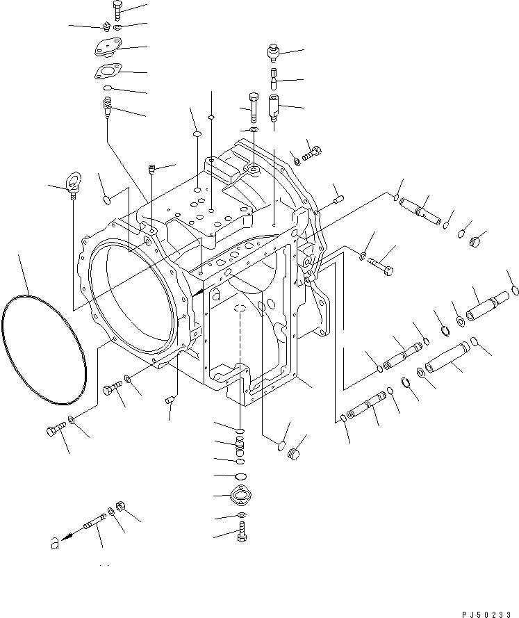 трансмиссия в сборе 23A-15-00061 KOMATSU