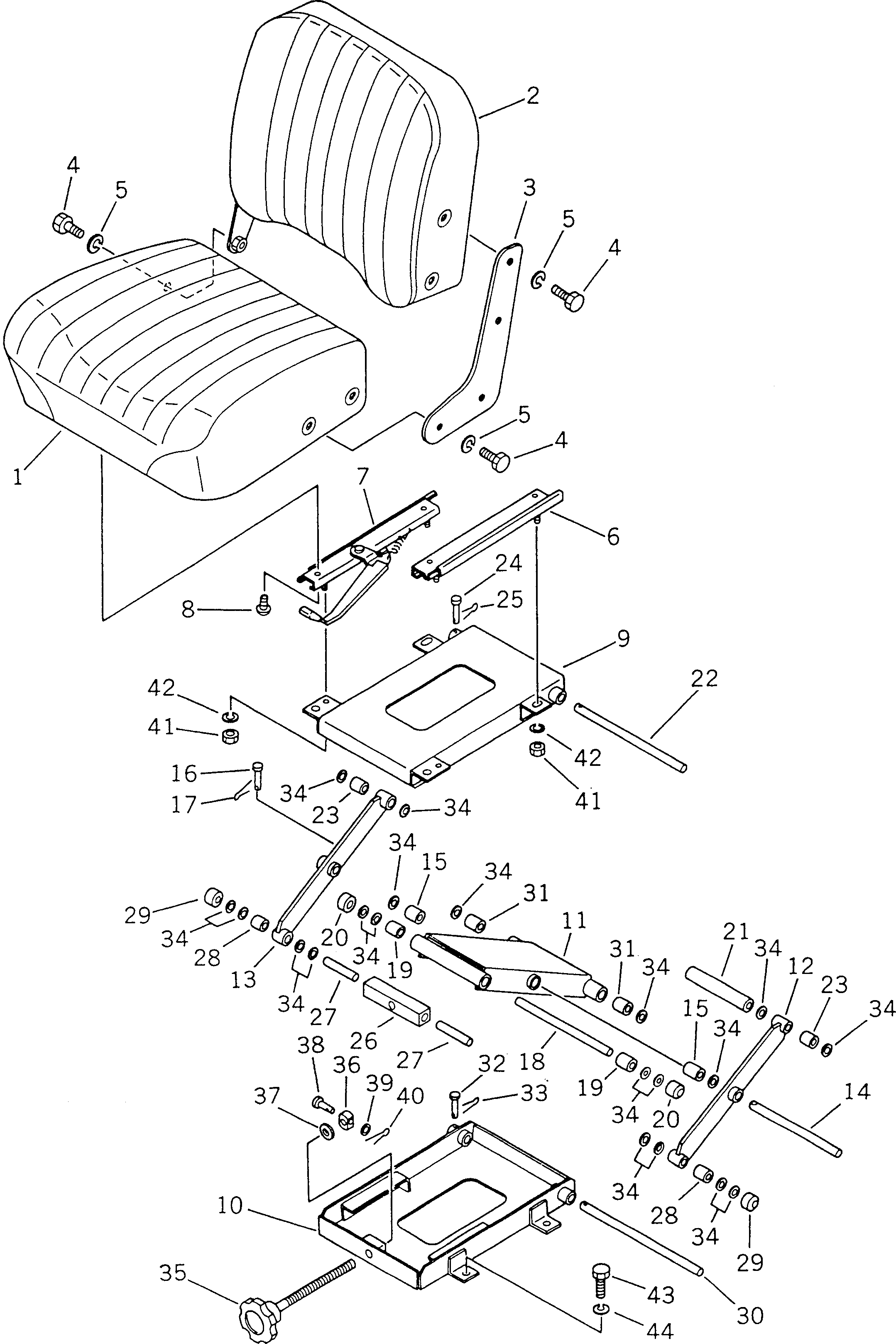 SEAT,CUSHION 23A-57-11110 KOMATSU